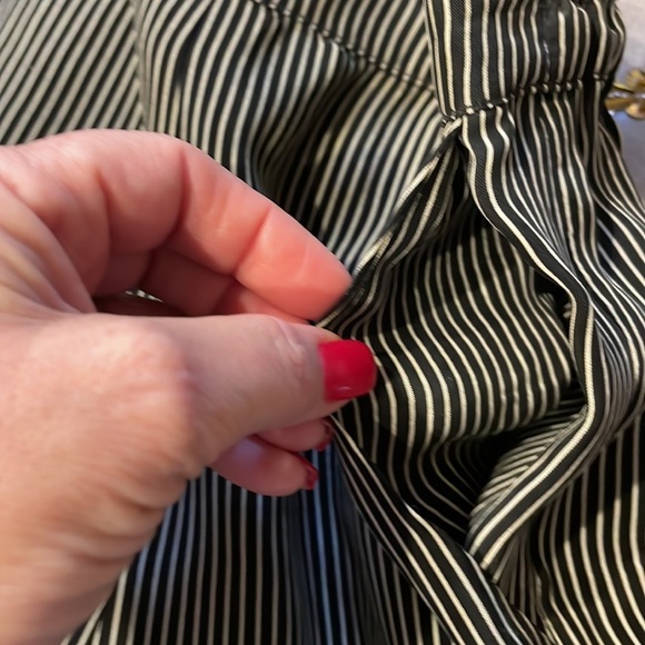 IOANNA KOURBELA basic slight ballon silhouette pants elasticized cuffs pull on S - Picture 10 of 14